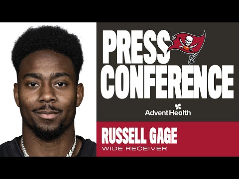 Russell Gage on Opportunity to Play with Tom Brady, Mike Evans & Chris Godwin | Press Conference