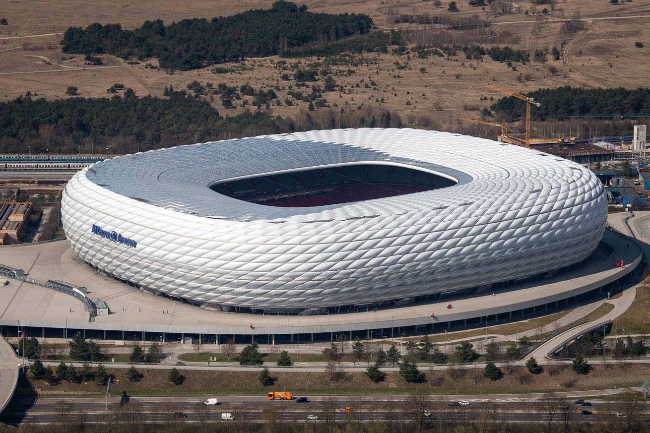 Allianz Arena - Aerial view