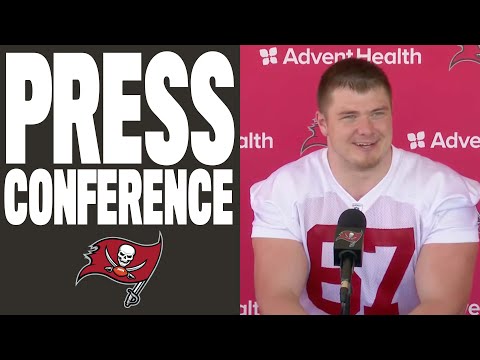 Luke Goedeke on Transition to Guard, Getting to Know Bucs Teammates | Press Conference