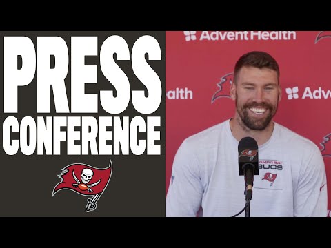 Cameron Brate on Mentoring Young TEs, Tom Brady’s Leadership | Press Conference