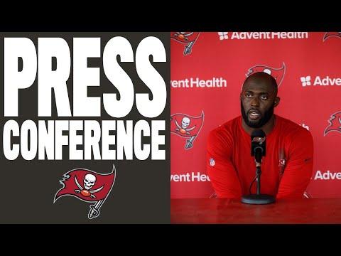 Leonard Fournette on Re-Signing with the Bucs, Rookie RB Rachaad White | Press Conference