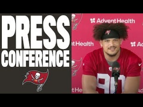 Logan Hall on First NFL Offseason, Playing With Vita Vea | Press Conference