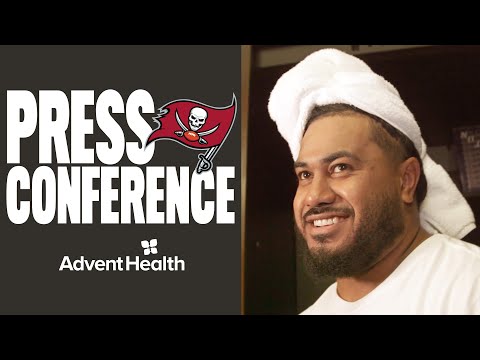 Vita Vea on Playing Next to Akiem Hicks in Week One vs. Cowboys | Press Conference