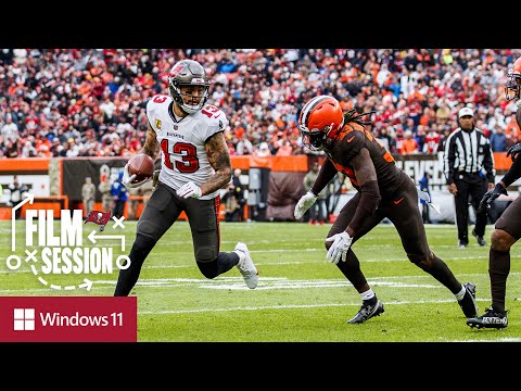 Ronde Barber Breaks Down Key Plays From Week 12 vs. Cleveland Browns | Film Session