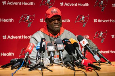 Tampa Bay Bucs Training Session And Press Conference