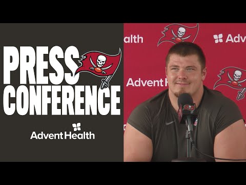 Luke Goedeke on Smooth Transition Back to Right Tackle | Press Conference