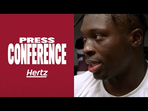 Yaya Diaby on First NFL Sack, Hard Fought Game in Buffalo | Press Conference