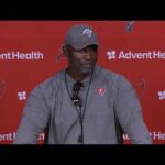 Todd Bowles Gives Update on Luke Goedeke | Press Conference | Tampa Bay Buccaneers